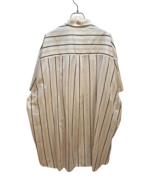 Maison Margiela（メゾンマルジェラ）Maison Margiela (メゾンマルジェラ) 長袖シャツ ホワイト×ブラック サイズ:XSの古着・服飾アイテム