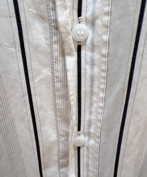 Maison Margiela（メゾンマルジェラ）Maison Margiela (メゾンマルジェラ) 長袖シャツ ホワイト×ブラック サイズ:XSの古着・服飾アイテム