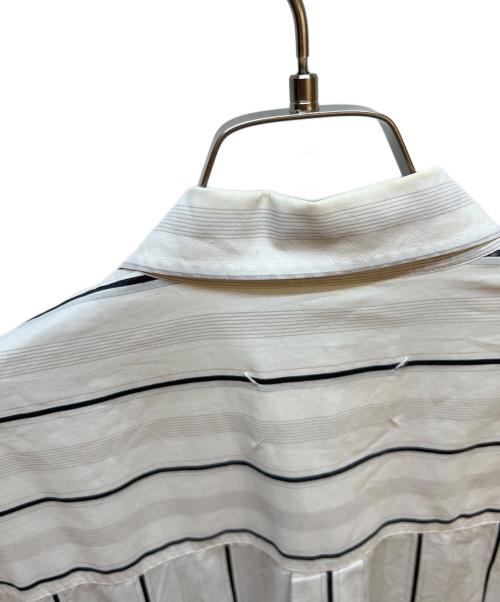 Maison Margiela（メゾンマルジェラ）Maison Margiela (メゾンマルジェラ) 長袖シャツ ホワイト×ブラック サイズ:XSの古着・服飾アイテム
