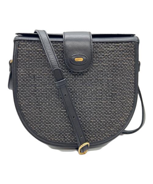 BALLY（バリー）BALLY (バリー) ヴィンテージショルダーバッグ ブラックの古着・服飾アイテム
