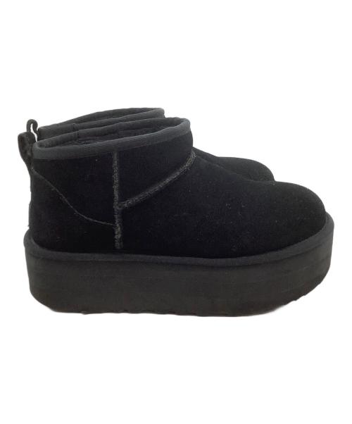 UGG（アグ）UGG (アグ) ムートンブーツ ブラック サイズ:24の古着・服飾アイテム