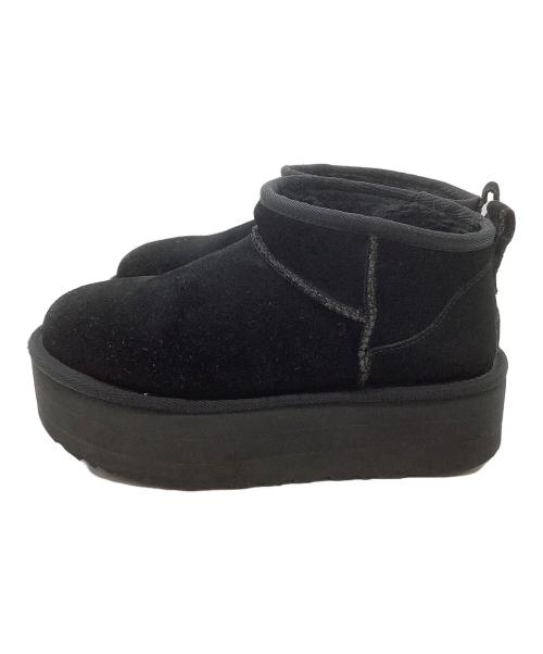 UGG（アグ）UGG (アグ) ムートンブーツ ブラック サイズ:24の古着・服飾アイテム