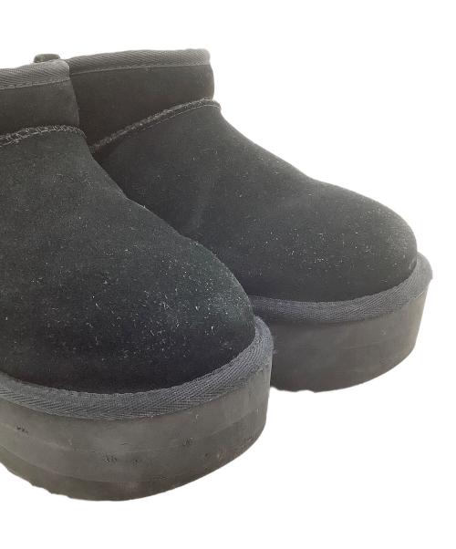 UGG（アグ）UGG (アグ) ムートンブーツ ブラック サイズ:24の古着・服飾アイテム