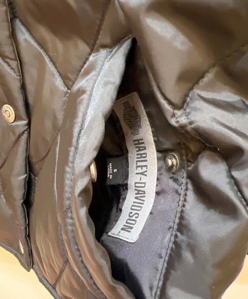 HARLEY-DAVIDSON（ハーレーダビッドソン）HARLEY-DAVIDSON (ハーレーダビッドソン) リバーシブル中綿ジャケット ブラック サイズ:Sの古着・服飾アイテム
