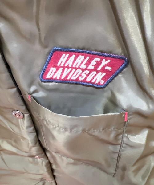 HARLEY-DAVIDSON（ハーレーダビッドソン）HARLEY-DAVIDSON (ハーレーダビッドソン) リバーシブル中綿ジャケット ブラック サイズ:Sの古着・服飾アイテム