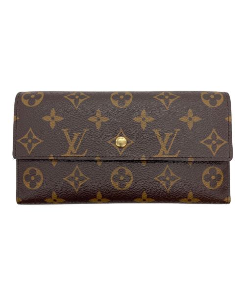 LOUIS VUITTON（ルイ ヴィトン）LOUIS VUITTON (ルイ ヴィトン) 長財布 ブラウンの古着・服飾アイテム