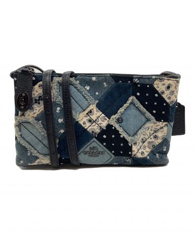 中古・古着通販】COACH (コーチ) ショルダーバッグ インディゴ