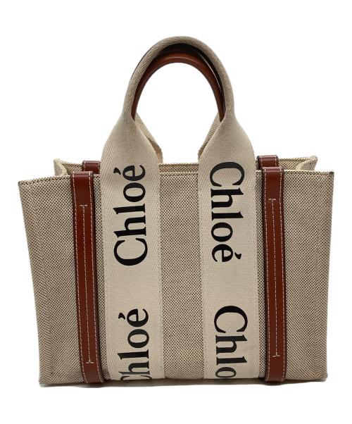 Chloe（クロエ）Chloe (クロエ) ハンドバッグ ベージュの古着・服飾アイテム