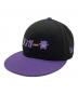New Era（ニューエラ）の古着「キャップ」｜ブラック×パープル