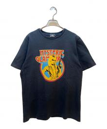 Hysteric Glamour（ヒステリックグラマー）の古着「プリントTシャツ」｜ブラック