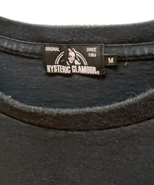 Hysteric Glamour（ヒステリックグラマー）Hysteric Glamour (ヒステリックグラマー) プリントTシャツ ブラック サイズ:Mの古着・服飾アイテム