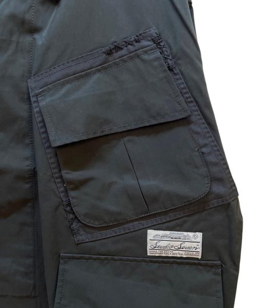 studio seven（スタジオセブン）studio seven (スタジオセブン) Asymmetry Work Shirt ブラック サイズ:M 未使用品の古着・服飾アイテム