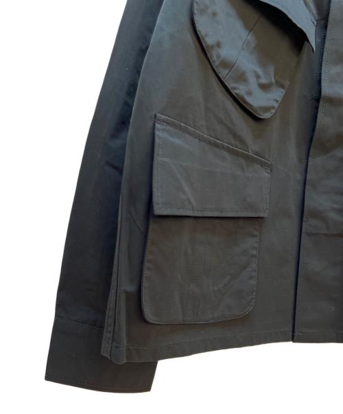 studio seven（スタジオセブン）studio seven (スタジオセブン) Asymmetry Work Shirt ブラック サイズ:M 未使用品の古着・服飾アイテム