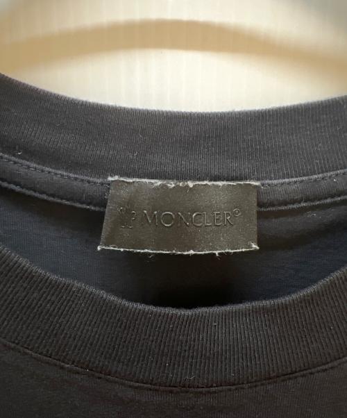 MONCLER（モンクレール）MONCLER (モンクレール) 半袖カットソー ブラック サイズ:Mの古着・服飾アイテム