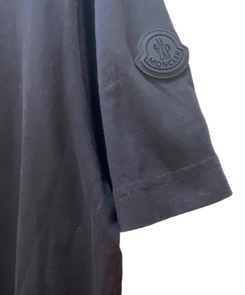MONCLER（モンクレール）MONCLER (モンクレール) 半袖カットソー ブラック サイズ:Mの古着・服飾アイテム