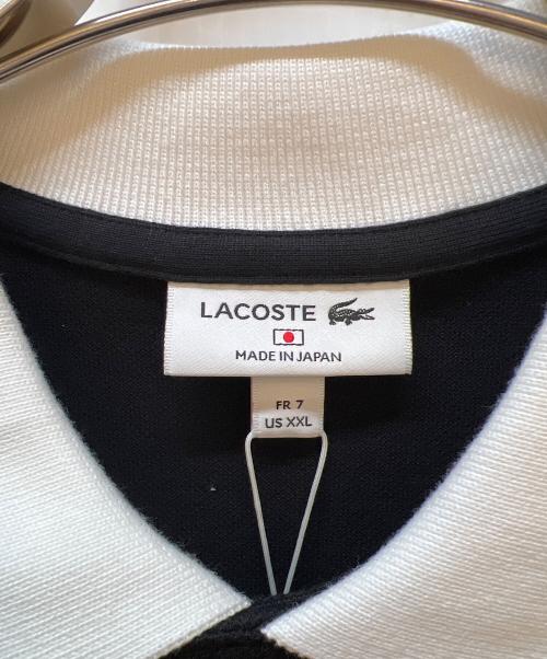 LACOSTE（ラコステ）LACOSTE (ラコステ) ポロシャツ ブラック サイズ:XXL 未使用品の古着・服飾アイテム