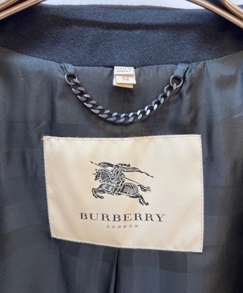 BURBERRY LONDON（バーバリーロンドン）BURBERRY LONDON (バーバリーロンドン) ロングコート ブラック サイズ:52の古着・服飾アイテム