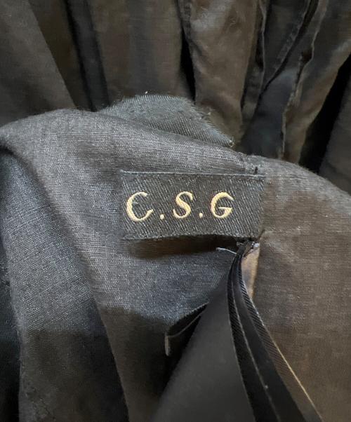 CSG（シーエスジー）CSG (シーエスジー) 長袖ブラウス ブラック サイズ:Ｆの古着・服飾アイテム