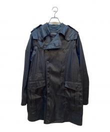 EMPORIO ARMANI（エンポリオ アルマーニ）の古着「トレンチコート」｜ブラック
