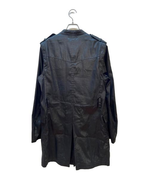 EMPORIO ARMANI（エンポリオ アルマーニ）EMPORIO ARMANI (エンポリオ アルマーニ) トレンチコート ブラック サイズ:48の古着・服飾アイテム