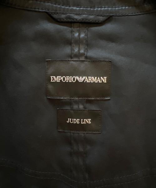 EMPORIO ARMANI（エンポリオ アルマーニ）EMPORIO ARMANI (エンポリオ アルマーニ) トレンチコート ブラック サイズ:48の古着・服飾アイテム