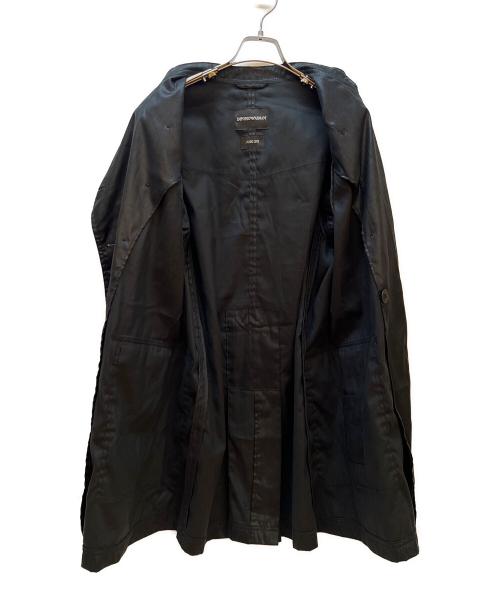 EMPORIO ARMANI（エンポリオ アルマーニ）EMPORIO ARMANI (エンポリオ アルマーニ) トレンチコート ブラック サイズ:48の古着・服飾アイテム