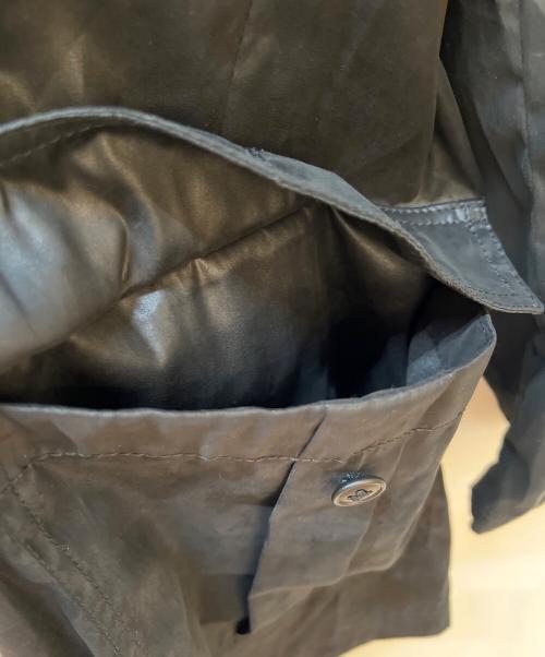EMPORIO ARMANI（エンポリオ アルマーニ）EMPORIO ARMANI (エンポリオ アルマーニ) トレンチコート ブラック サイズ:48の古着・服飾アイテム