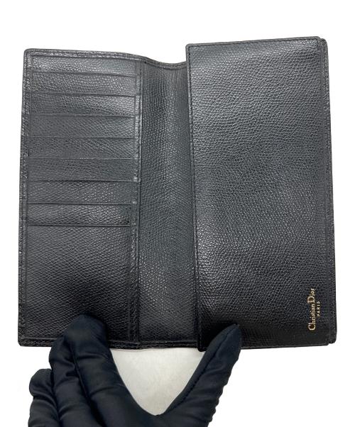 Christian Dior（クリスチャン ディオール）Christian Dior (クリスチャン ディオール) 長財布 ブラックの古着・服飾アイテム