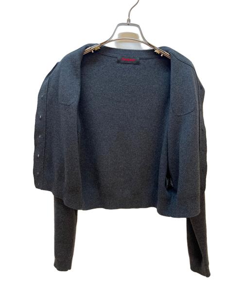 CABAN（キャバン）CABAN (キャバン) 厚手カーディガン グレー サイズ:XSの古着・服飾アイテム