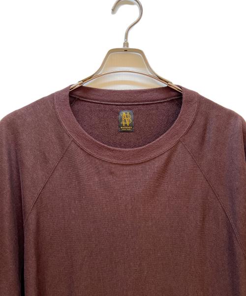 BATONER（バトナ―）BATONER (バトナ―) クルーネックスウェット ブラウン サイズ:3の古着・服飾アイテム