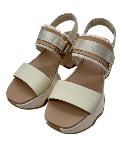 SOREL（ソレル）SOREL (ソレル) キネティックインパクトスリングバックヒールサンダル ベージュ サイズ:23の古着・服飾アイテム