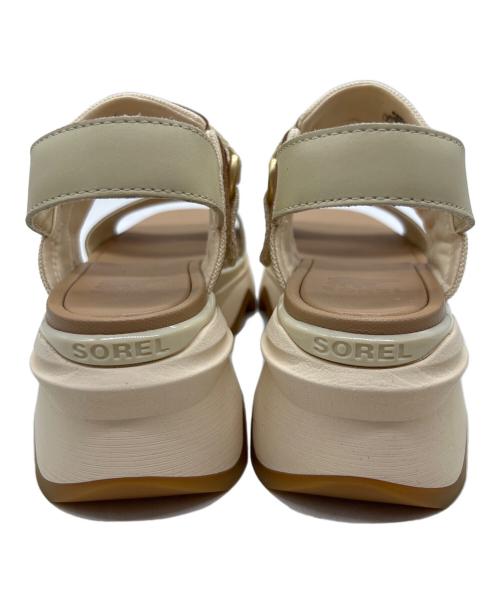 SOREL（ソレル）SOREL (ソレル) キネティックインパクトスリングバックヒールサンダル ベージュ サイズ:23の古着・服飾アイテム