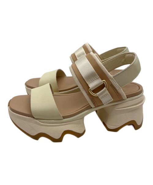 SOREL（ソレル）SOREL (ソレル) キネティックインパクトスリングバックヒールサンダル ベージュ サイズ:23の古着・服飾アイテム