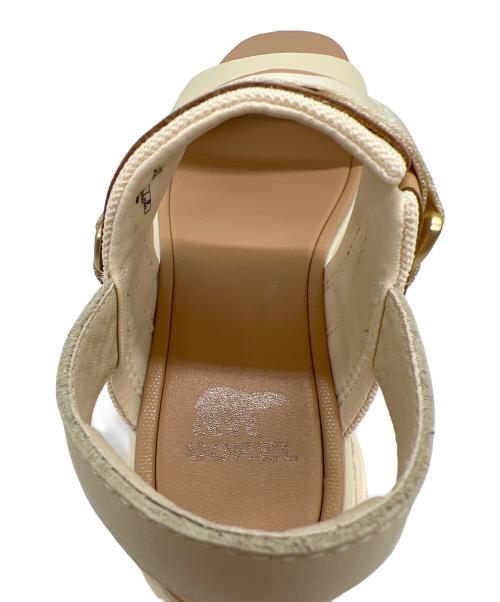 SOREL（ソレル）SOREL (ソレル) キネティックインパクトスリングバックヒールサンダル ベージュ サイズ:23の古着・服飾アイテム