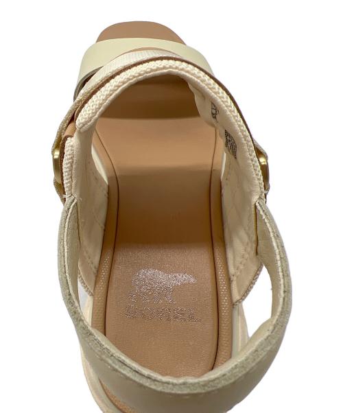 SOREL（ソレル）SOREL (ソレル) キネティックインパクトスリングバックヒールサンダル ベージュ サイズ:23の古着・服飾アイテム