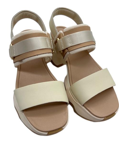 SOREL（ソレル）SOREL (ソレル) キネティックインパクトスリングバックヒールサンダル ベージュ サイズ:23の古着・服飾アイテム