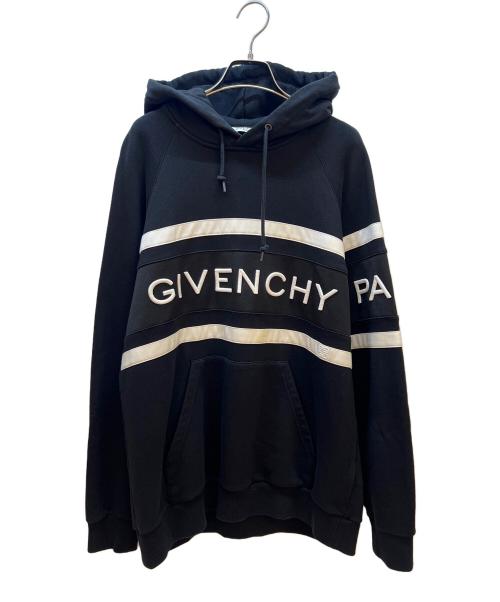 GIVENCHY（ジバンシィ）GIVENCHY (ジバンシィ) プルオーバーパーカー ブラック サイズ:Mの古着・服飾アイテム