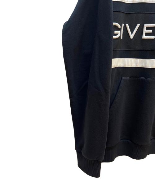 GIVENCHY（ジバンシィ）GIVENCHY (ジバンシィ) プルオーバーパーカー ブラック サイズ:Mの古着・服飾アイテム