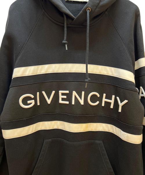 GIVENCHY（ジバンシィ）GIVENCHY (ジバンシィ) プルオーバーパーカー ブラック サイズ:Mの古着・服飾アイテム