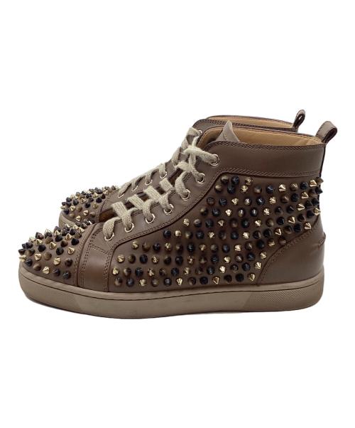 Christian Louboutin（クリスチャン・ルブタン）Christian Louboutin (クリスチャン・ルブタン) スニーカー ブラウン サイズ:40の古着・服飾アイテム