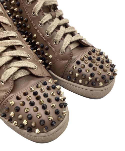 Christian Louboutin（クリスチャン・ルブタン）Christian Louboutin (クリスチャン・ルブタン) スニーカー ブラウン サイズ:40の古着・服飾アイテム