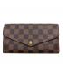 LOUIS VUITTON（ルイ ヴィトン）の古着「2つ折り財布」｜ブラウン