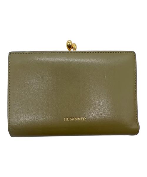 JIL SANDER（ジルサンダー）JIL SANDER (ジルサンダー) 2つ折り財布 オリーブの古着・服飾アイテム