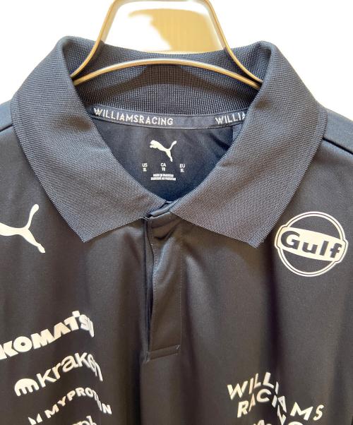 PUMA（プーマ）PUMA (プーマ) WILLIAMS RACING (ウィリアムズレーシング) ポロシャツ ネイビー サイズ:XL 未使用品の古着・服飾アイテム