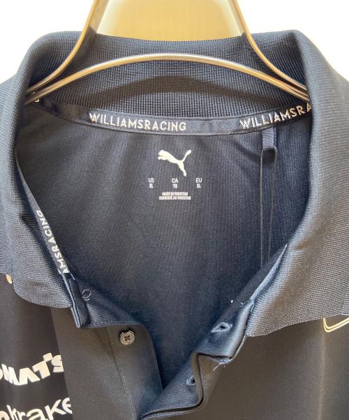 PUMA（プーマ）PUMA (プーマ) WILLIAMS RACING (ウィリアムズレーシング) ポロシャツ ネイビー サイズ:XL 未使用品の古着・服飾アイテム