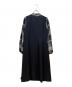 BLUE LABEL CRESTBRIDGE (ブルーレーベルクレストブリッジ) 長袖ワンピース ブラック サイズ:36：15000円