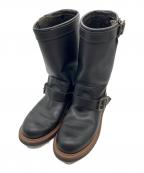 RED WINGレッドウィング）の古着「エンジニアブーツ」｜ブラック
