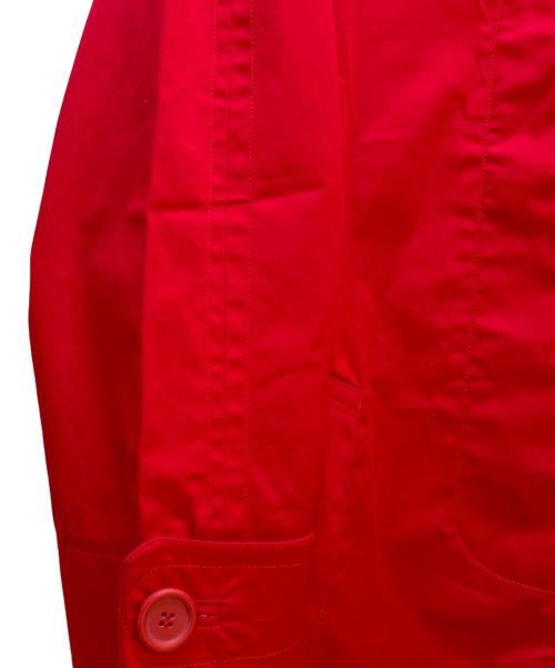 LACOSTE（ラコステ）LACOSTE (ラコステ) ステンカラーコート レッド サイズ:40 未使用品の古着・服飾アイテム