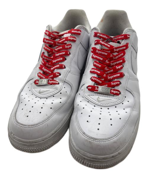 NIKE（ナイキ）NIKE (ナイキ) SUPREME (シュプリーム) ローカットスニーカー/	AIR FORCE1 LOW ホワイト サイズ:28の古着・服飾アイテム