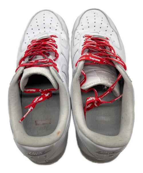 NIKE（ナイキ）NIKE (ナイキ) SUPREME (シュプリーム) ローカットスニーカー/	AIR FORCE1 LOW ホワイト サイズ:28の古着・服飾アイテム
